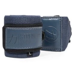 Graphite Grey PRO Handgelenkbandagen – Medium, 30cm/60cm, IPF Zertifiziert (Grau) -Hantelstangen Store Pro Athlete Wrist 30cm Grey v1