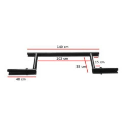 Olympic Cambered Bar, 25 Kg -Hantelstangen Store SKUBAR CAMBERED3