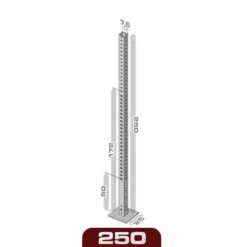 Hantelstangen Store -Hantelstangen Store SKURIG UPRIGHT 2.5M2