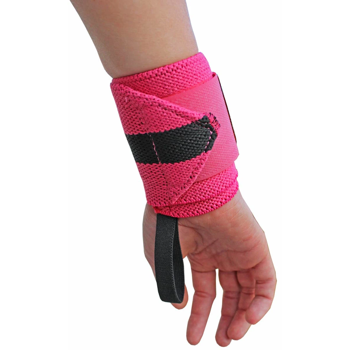 Pinke Handgelenkbandagen, Leicht, 1 Paar 2 Pinke Handgelenkbandagen, Leicht, 1 Paar – Bild 2