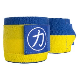 Ukraine Charity Handgelenkbandagen, 60cm – Medium, IPF/BVDK Zertifiziert -Hantelstangen Store WRIST WRAPS MEDIUM UKRAINE 60 Shop 2
