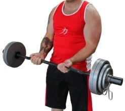 Olympia-SZ-Hantelstange, 6,7 Kg, Mit E-Coat überzogen -Hantelstangen Store ez curl bar action