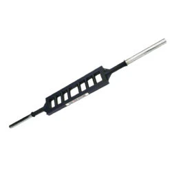 Solid Steel Swiss Bar - 27KG -Hantelstangen Store final side front