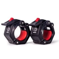 PRO 2 Olympic Flip Lock Hantelverschlüsse Von Lock Jaw, Schwarz -Hantelstangen Store lock jaw black pro 2 pair side